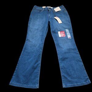 Levi's 529 Jeans Womens 14p Curvy Bootcut Denim Dark Wash Tags
